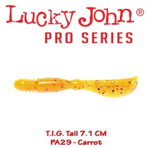 Lucky John T.I.G. Tail 7.1cm 2.8g Carrot - Img 1