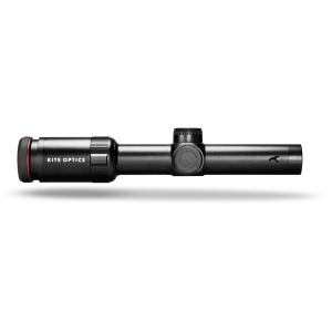 Lunetă Kite Optics K6 HD 1-6×24 IRA4i, tub 30mm, reticul iluminat 4A, zoom 6x și sistem inteligent APC pentru eficiență și precizie la vânătoare.