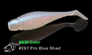 Lunker City Grubster 7cm 287 Pro Blue Shad