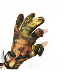 Manusi Neopren Jaxon 1 Finger Cut Camou Marimea XXL - Img 2
