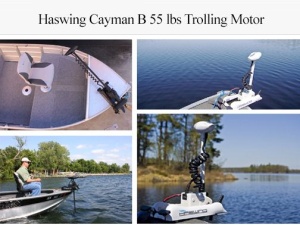 Haswing Cayman B 55lbs Trolling Motor – montaj pe prova, control wireless și sistem de direcție 360°