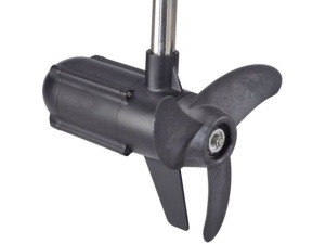 Motor electric Haswing Protruar 3HP 110lb Brushless – vedere laterală, montaj pe oglinda bărcii