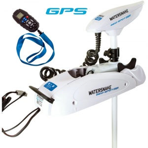 Motor Electric Watersnake Geo-Spot GPS 65lb Shaft Electric Bow Mount Trolling Motor - Img 2