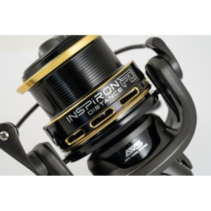 Mulineta Trabucco Inspiron Distance Feeder cu tambur Superlight Long Cast și clips dublu pentru pescuit de precizie