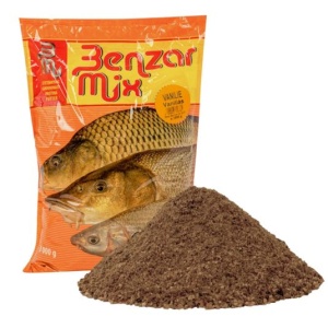 Nada Benzar Mix 1kg – nadă profesională pentru pescuit staționar și feeder, disponibilă într-o gamă largă de arome pentru crap, caras, plătică și amur, eficientă în orice sezon.