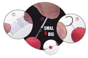 Opritor silicon Carp Expert pentru cârlig, soluție rapidă și eficientă pentru monturi cu fir de păr și prezentare naturală a momelii.