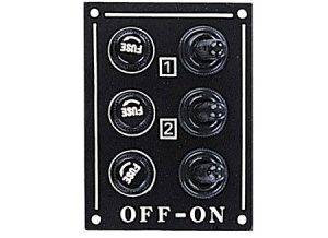 Panou Electric cu 3 Sigurante Fuzibile 10A EVAL IP66 12V