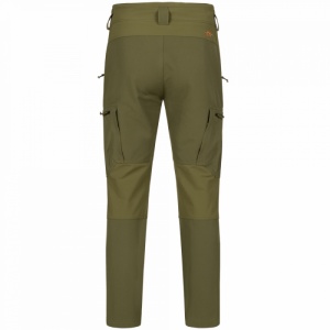 Pantaloni Blaser Striker SL Dark Olive cu material Cordura® rezistent, inserții elastice și buzunare multiple, proiectați pentru vânătoare și activități outdoor în sezonul rece.