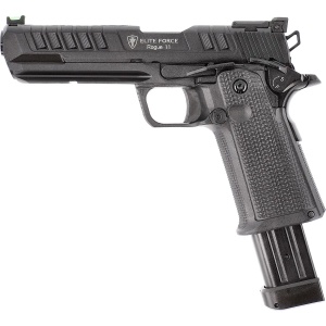 Pistol Airsoft CO2 Umarex Elite Force Rogue 11 1,3J cu manson metalic blowback si incarcator 28 bile.