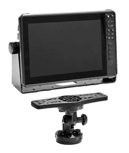 Platformă Suport Sonar Rotativ Railblaza HEXX – Sistem ultra-robust cu două axe de reglare, capabil să susțină sonare de până la 5kg, dotat cu bază HEXX detașabilă