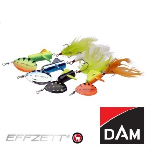 Rattlin Spinner DAM Effzett 11cm 18g Black Demon - Img 2
