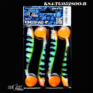 Relax King Shad 10cm Tiger, 4buc/plic Culoare TG052SOO