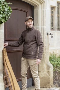 Șapcă clasică de vânătoare din bumbac 100% ceruit cu aspect tweed Blaser Wax Cap Argali.