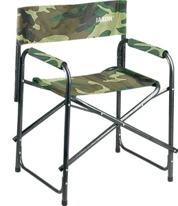 Scaun Pliant Jaxon cu Suport pentru Brate Camou 57x47x48/78cm