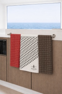 Set 3 Șervete de Bucătărie Sea&Sail Marine Business, Bumbac Absorbant