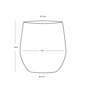 : Set de 6 pahare antialunecare pentru apă de 414ml din colecția Living de la Marine Business, fabricate din Tritan incasabil cu inel antiderapant din cauciuc, ideale pentru ambarcațiuni și iahturi.