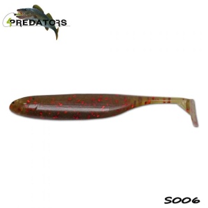 Shad 4Predators Finesse Impact 10cm Motoroil Red