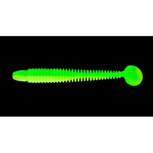 Shad Lunker City Swimming Ribster 10cm 174 Limetreusse