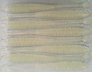 Shad Rapture Evoke Worm 10cm Pearl Pink 8buc plic