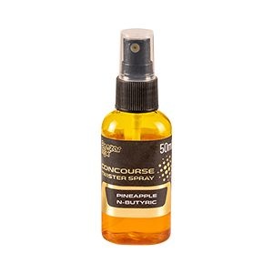 Spray atractant Benzar Mix Concourse Twister 50ml – intensifică aroma momelii pentru Method Feeder și Feeder, ideal în pescuitul de competiție și pe ape presate.