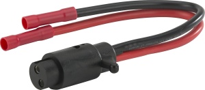Ștecher Motor Electric Attwood, Tată, 12V, 2 Fire 8-Gauge (8mm)