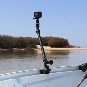 Suport Railblaza Camera Boom 600 R-Lock – Braț extensibil articulat pentru camere de acțiune, rezistent la mediul marin și compatibil cu sistemul StarPort.