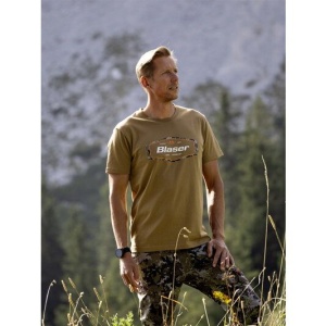 Tricou Blaser Badge T 24 Dull Gold - Img 3