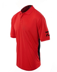 Tricou Daiwa D-Vec Polo Shirt Rosu