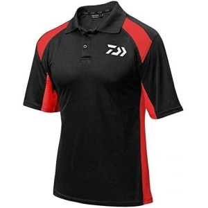 Tricou Daiwa Polo Tournament Negru/Rosu