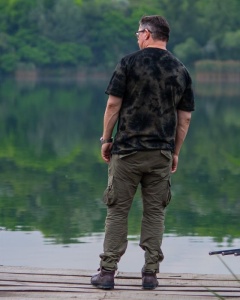 Tricou Korda Tie Dye Slate Grey - Img 3
