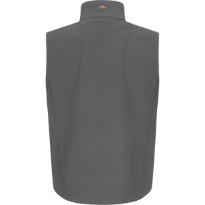 Vestă vânătoare softshell bărbați Blaser Softshell Vest 23 Anthracite cu interior din fleece și guler înalt.