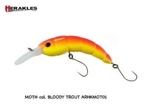 Vobler Colmic Herakles Trout Area Moth Bloody Trout, 3.7cm