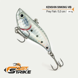 Vobler Fast Strike Kenshin Sinking Vib 5.5cm 14.5g Prey Fish