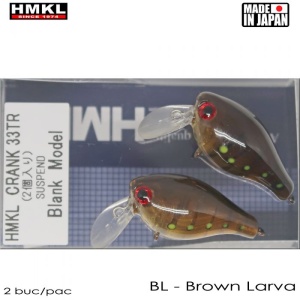 Vobler HMKL Crank 33TR Floating Custom Painted Brown Larva