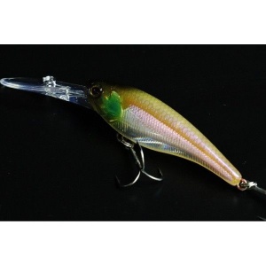 Vobler Jackall Soul Shad 62DR SP 6.2cm 6.2g Muddy Chartreuse Fish - Img 3