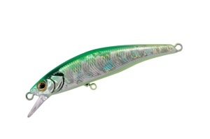 Vobler Jackall Tricoroll Ryushin 63HW 7cm 9.2g Flash Green Back