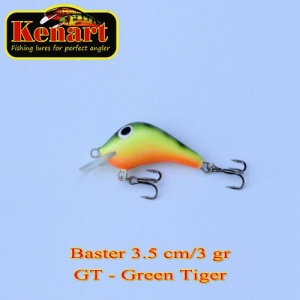 Vobler Kenart Baster 3.5cm 3g Sinking Green Tiger