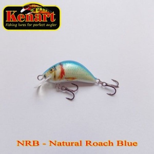 Vobler Kenart Hunter 4cm 4g F Natural Roach Blue