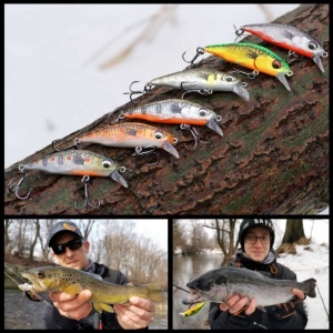 Vobler Savage Gear 3D Sticklebait Twitch 4.5cm 4g Fluo Orange Cooper - Img 3