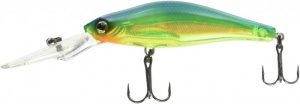 Vobler Yo-Zuri 3DS Shad 65mm 6.5g Suspending Holographic Chartreuse Lime