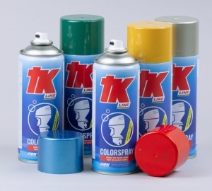 Vopsea spray pentru motoare inboard TK Line Colorspray, 400ml