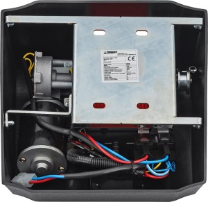Anchoră electrică premium de proovă Stronger Steelhands 30 (SH-30), echipată cu motor de 85W la 12V, carcasă din plastic ABS rezistent la UV, ruliu din oțel inoxidabil, tambur cu frânghie de 30m și funcție de coborâre în cădere liberă (free fall).