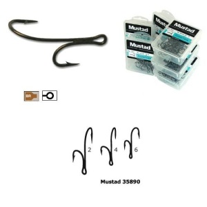 Ancora Dubla Inegala Mustad 10buc/plic