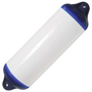 Balon Protecție Acostare Alb cu Cap Albastru OCEAN Seria H Heavy Duty, PVC Plastisol Monobloc, Rezistent la UV, Modele H2 – H8