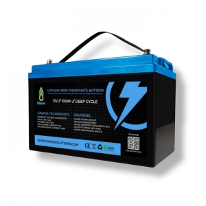 Baterie Elker LiFePO4 Lithium Battery 12v 100Ah Cu BMS Si LCD Indicator - Img 4