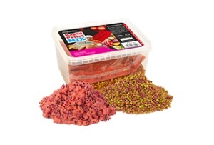 Benzar Rapid Pellet Pack 2 in 1 – pachet complet pentru method feeder cu micropelete și Particle Pasta, proporții perfecte fără umectare suplimentară, ideal pentru crap și caras.