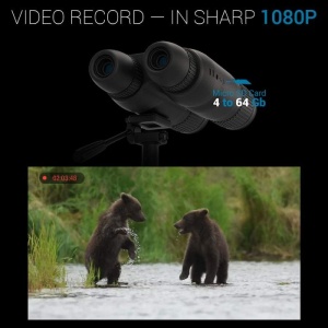 Binoclu digital ATN BinoX 4K Day&Night 4–16x cu iluminator IR, telemetru laser și streaming Wi-Fi pentru observație avansată outdoor