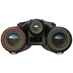 Binoclu Hikmicro Habrok HQ35LN – termoviziune + night vision, senzor 640×512, LRF 1000 m, obiectiv 35 mm, afişaj rotund, autonomie 6 ore.
