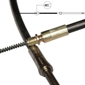 Cablu Directie Mecanica Pretech Steerflex M58, Terminal Inox, 7FT - 17FT
