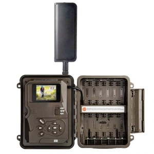 Camera monitorizare Spromise S378C 4G cu senzor de mișcare, foto 12MP, LED-uri IR invizibile și carcasă IP66 pentru utilizare în exterior.